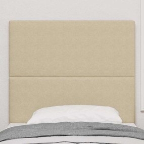 Cabeceira vidaXL Design Simples Verde Claro Cinza 100 cm Tecido de Vel