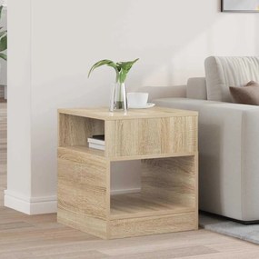 vidaXL Mesa de apoio Carvalho Sonoma 40,5 x 40 x 45 cm