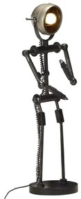 vidaXL Candeeiro de pé com farol de mota formato de boneco E27