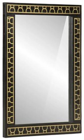 vidaXL Espelho de casa de banho 50x70x2,5 cm mangueira maciça e vidro