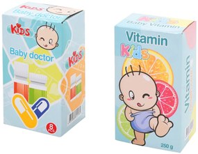 15 pcs conjunto posto médico de brincar 38x30x67,5 cm