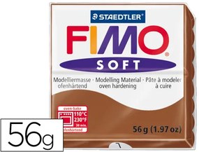 Pasta para Modelar Staedtler Fimo Soft 56 gr Cor Caramelo