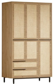 Roupeiro ON15 – Nogueira – 112,2 x 195,6 x 55 cm
