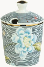 Açucareiro em porcelana Midnight Pinstripe, conjunto de 2