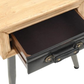 Mesa-de-cabeceira madeira de abeto maciça 43x38x50 cm
