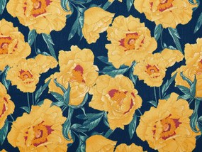 Conjunto de 2 tecidos amarelos com flores para espreguiçadeiras ANZIO/AVELLINO Beliani