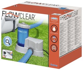 Bomba de filtro de cartucho transparente Flowclear