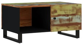 Mesa de centro 80x50x40 cm madeira recuperada/derivados madeira