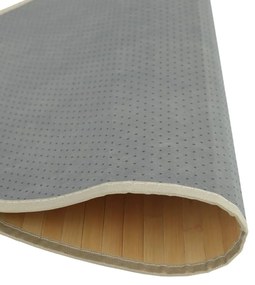 Tapete redondo 60 cm bambu natural claro