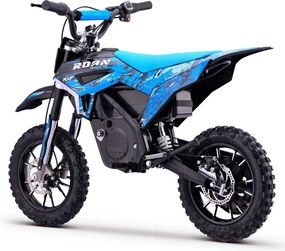 Mini moto elétrica para crianças 550W ROAN RXF até 25 km/h Com Limitador (24V-12AH) 10/10 Azul