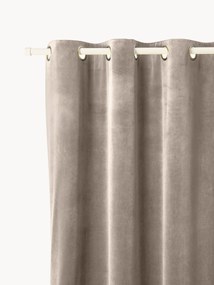 Cortinas em veludo com ilhós Rush, 2 uni.