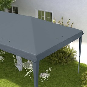 Tenda Dobrável 585x295x270 cm Tenda de Jardim Portátil com Bolsa de Tr