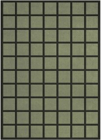 Tapete em lã artesanal de pelo comprido Avenue Checked