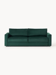 Sofá-cama em veludo Tasha (3 lugares)