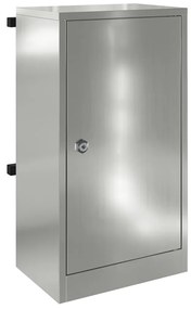 caixa de correio Preto 30 x 23 x 55 cm Aço galvanizado