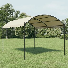 vidaXL Gazebo tecido creme