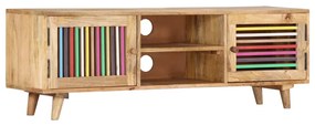 vidaXL Móvel de TV 120x30x40 cm madeira de mangueira maciça