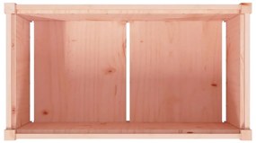 Vasos/floreiras de jardim 2 pcs madeira de douglas maciça