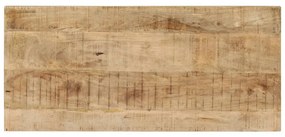 Mesa de jantar 110x50x76 cm madeira de mangueira maciça
