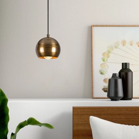 Chandelier Berceste – Dourado – 15 x 30 cm
