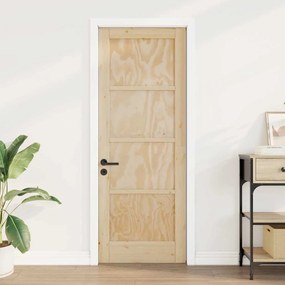 porta interior 'ORKDAL'73,5x198,5x4 cm em madeira sólida de pinho