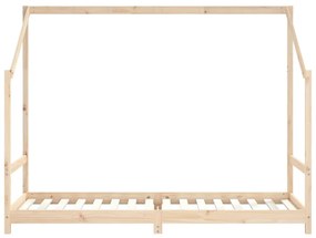 Estrutura de cama infantil 90x200 cm pinho maciço