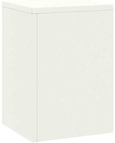 Suportes para Plantas Externas Pilar 2 pcs Branco 24x24x35 cm Aço