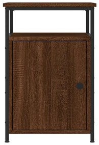 Mesa cabeceira 40x42x60 cm derivados madeira carvalho castanho