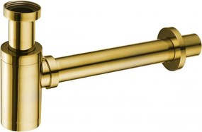 Mexen meio-sifão para lavatório redondo, dourado - 79950-50