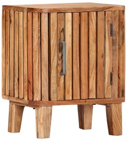 Mesa de cabeceira 40x30x50 cm madeira acácia maciça