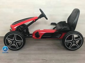 KART A PEDAIS Crianças MERCEDES Vermelho