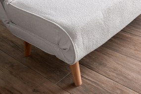 Sofá-Cama 2 Lugares Folde – Branco – 120 x 180 cm