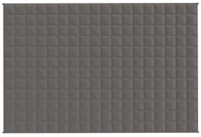 Manta pesada 5 kg 120x180 cm tecido cinza