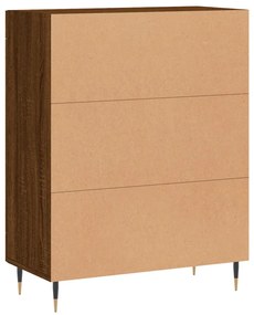 Aparador 69,5x34x90 cm derivados de madeira carvalho castanho