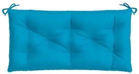 Almofadões banco jardim 2 pcs tecido oxford azul-claro