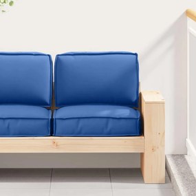 vidaXL Conjunto de Almofadas para Palete 2 pcs Azul real