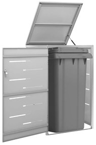 vidaXL Abrigo para caixote do lixo 69x77,5x112,5 cm aço inoxidável