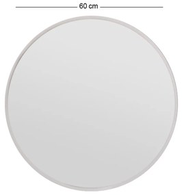 Espelho Ozze – Branco – 60x60x2,2 cm