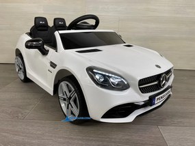 Carro elétrico para crianças Mercedes SLC 300 12V 2.4G Branco