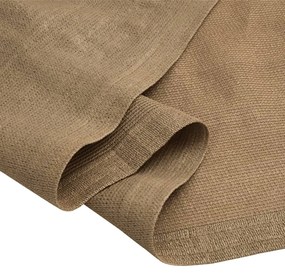 Tapete de campismo para tenda 250x200 cm cinzento-acastanhado