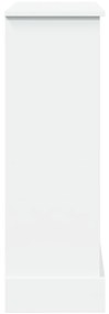 Cornija de lareira 90x30x90 cm derivados de madeira branco