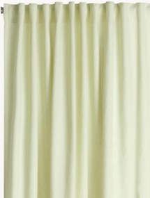 Cortinas transparentes em algodão com multi-banda Lina, conjunto de 2
