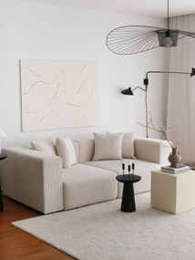 Sofá de 3 Lugares Yolo – Branco – 222x89x110 cm