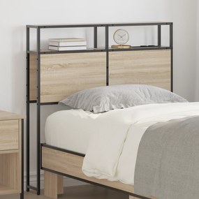 vidaXL Cabeceira de armazenamento com cabeceira Carvalho Sonoma 100 cm