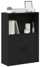 Estante 60x24x85 cm derivados de madeira carvalho preto