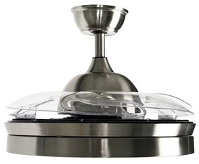 Ventilador de teto aço incl. LED e controle remoto - Xiro Moderno