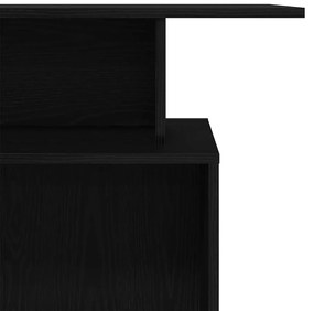 Balcão de recepção 100x40x104 cm derivados de madeira preto