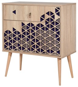 Cômoda Trio – Carvalho Sonoma – 80x90x40 cm