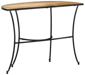 Mesa de apoio 110x40x77 cm madeira de mangueira maciça