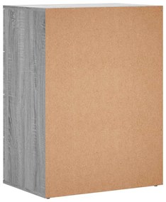 Aparador 60x39x80 cm derivados de madeira cinzento sonoma